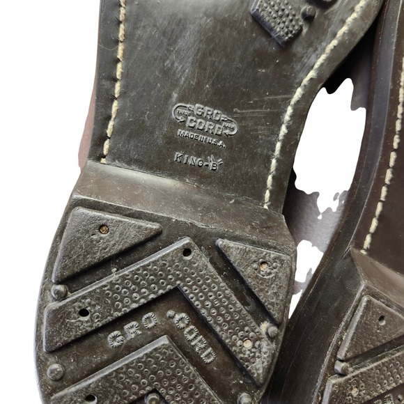 Vintage Gokey The Classic Boot Engineer Hunting Boots Mens 10D Double Buckle - Picture 10 of 11